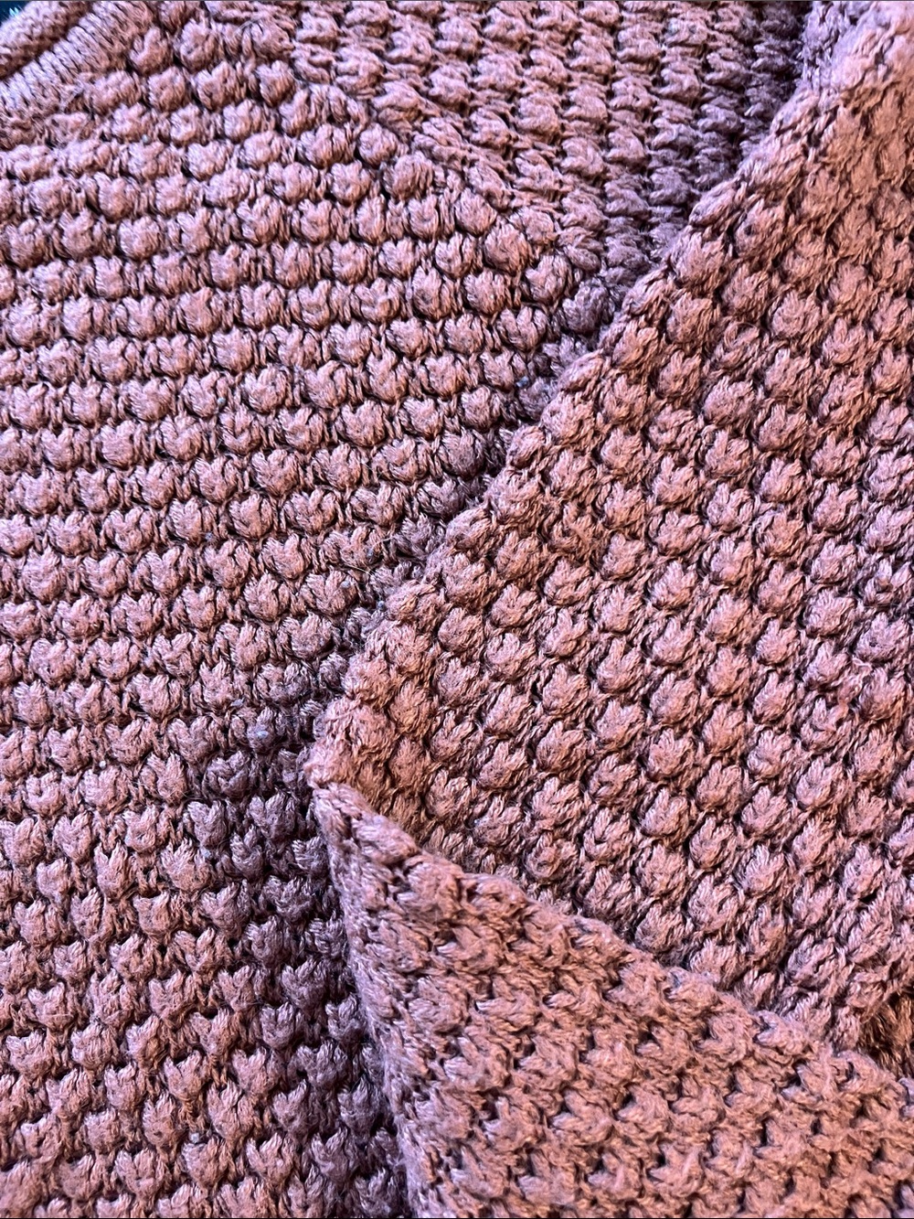 Vero Moda Rose Taupe Chunky Crewneck Sweater - Picture 3 of 3